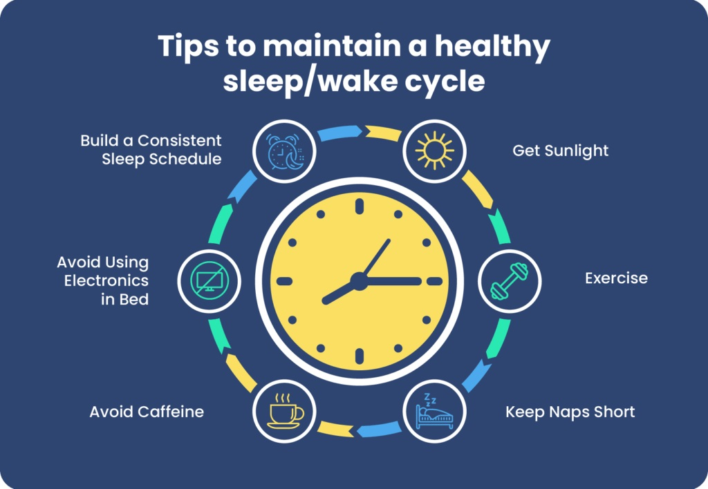 Tips to maintain a healthy sleep and wake cycle